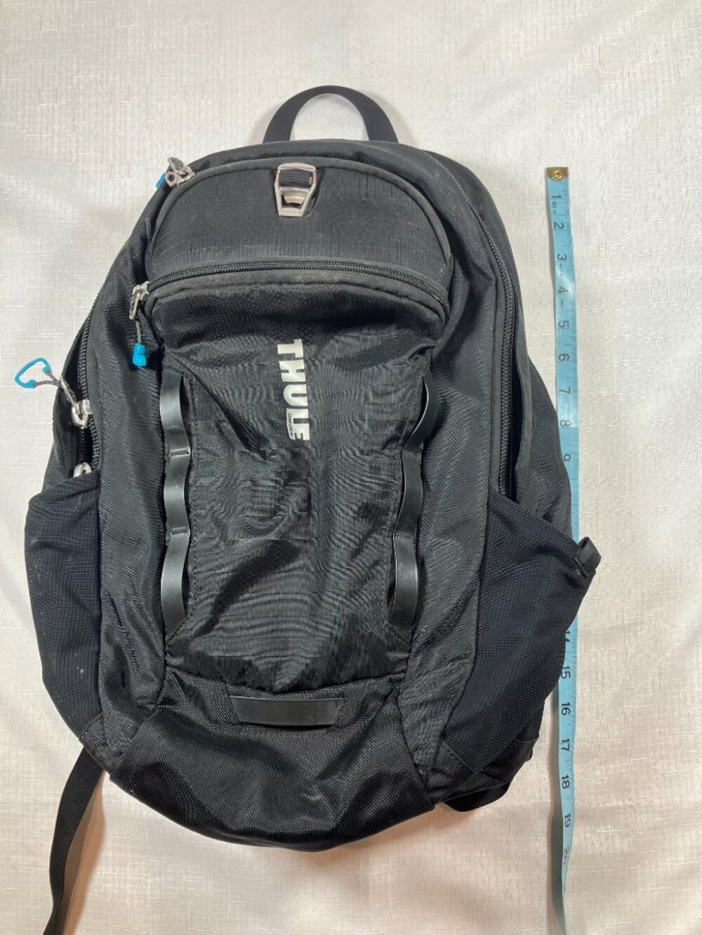 Thule Sweden Crossover Backpack, Black With Teal GUC - Picture 8 of 11